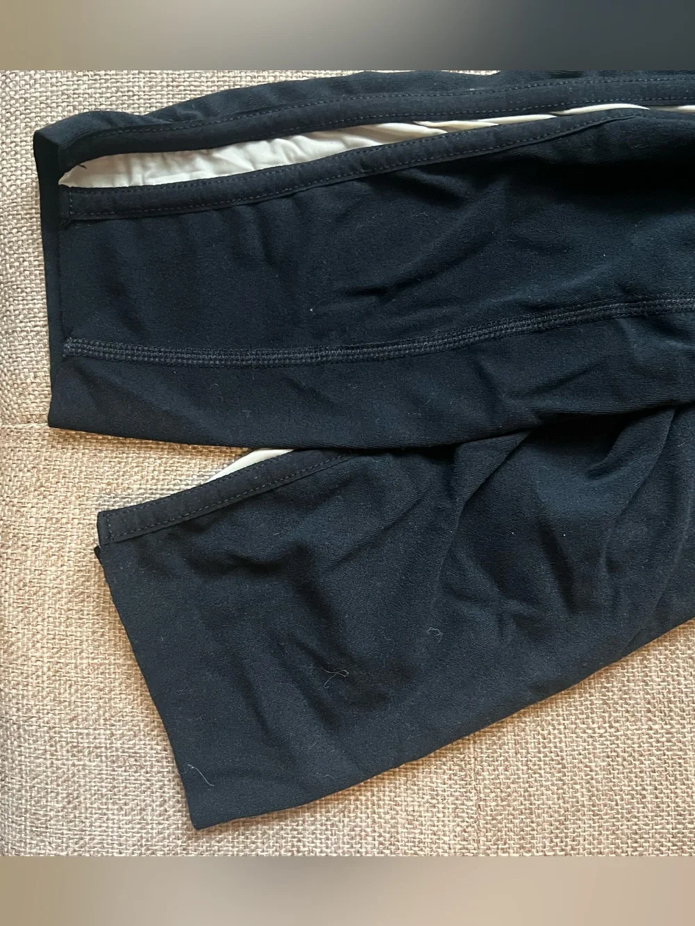 Nike Yoga Leggings - Black and Cream